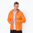 Jachetă bărbătească Peak Performance Down Jacket Helium Down Hood portocaliu G77243110
