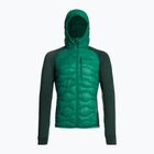 Jachetă bărbătească Peak Performance Helium Down Hybrid Hood Jacket Verde G77855130