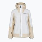Geacă de schi damă Perak Performance Rider Tech Insulated sand fog/off white