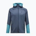 Bluză pentru bărbați Peak Performance Rider Essentials Zip Hood Mountain Mist/Deluded Vision