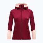 Bluză pentru femei Peak Performance Rider Essentials Zip Hood Vertical Zenith/Peach Fuzz
