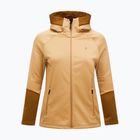 Bluză pentru femei Peak Performance Rider Essentials Zip Hood Sierra Sand/Earthy Summit
