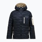 Geacă cu puf pentru bărbați Peak Performance Helium Utility Down Hood black/sand fog