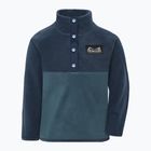 Bluză fleece pentru copii Didriksons Monte 6 Half Button mountain blue