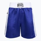 Pantaloni scurți de box pentru bărbați Cleto Reyes Satin blue/white