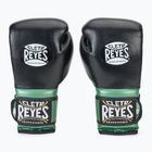 Mănuși de box Cleto Reyes Velcro Sparring green metalic pistachio/black