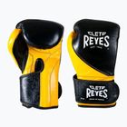 Mănuși de box Cleto Reyes High Precision Training Leather black/yellow