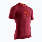 Tricou de alergare X-Bionic Invent 4.0 Run Speed pentru bărbați, roșu namib/portocaliu curcuma