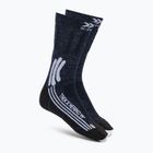 Șosete pentru femei X-Socks Trek X Merino midnight blue/arctic white