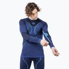 Bluză termică pentru bărbați X-Bionic Merino dark ocean/sky blue