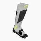 Șosete de schi X-Socks Ski Discover Otc rhino grey/canary