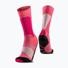 Șosete de schi pentru copii X-Socks Ski Discover Otc light pink/light sand