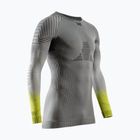 Longsleeve termoactiv pentru bărbați X-Bionic Invent Fx Shirt rhino grey/light grey/canary