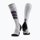 Șosete de schi X-Socks Ski Expert Silk Merino Otc white/lavender