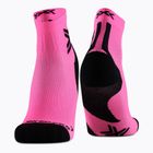 Șosete X-Socks Run Discover Ankle fluo roz/x negru