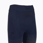Pantaloni termoactivi pentru femei X-Bionic Invent Graphics 3/4 marine/grey/light grey