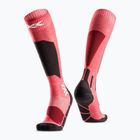 Șosete de schi X-Socks Ski Discover Otc hot red