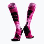 Șosete de schi X-Socks Ski Expert Wild Otc x black/fluo pink