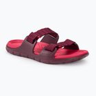Papuci pentru femei Lizard Way Slide zinfandel red/virtual pink