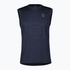 Tricou de alergare pentru bărbați SCOTT Endurance Lt Tank dark blue