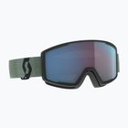 Ochelari de schi SCOTT Factor Pro soft green/black/enhancer blue chrome