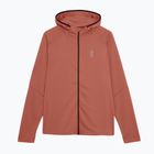 Bluuză de alergat pentru bărbați On Climate Zip Hoodie auburn