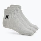 Șosete On Running Logo Sock Mid 3 pary heather gray