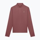 Bluză pentru femei de alergare On Core 1/4 Zip barberry