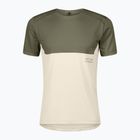 Tricou de alergare pentru bărbați SCOTT Endurance Tech hay green/cotton white