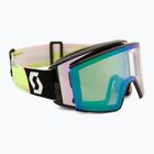 Ochelari de schi SCOTT React black/neon yellow/amp lavender chrome