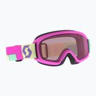 Ochelari de schi pentru copii SCOTT Witty SGL neon pink/enhancer