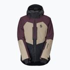 Geacă de schi pentru bărbați SCOTT Ultimate Dryo cocoa red/portobello beige