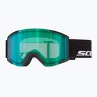 Ochelari de schi SCOTT Shield black/amp green chrome