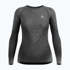 Bluză termică damă Odlo Performance Warm Blackcomb Bl Top Crew Neck black