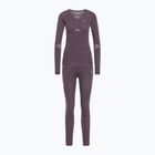 Set de lenjerie termoactivă pentru femei ODLO Fundamentals Performance Warm gray ridge