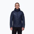 Geacă cu puf pentru bărbați Mammut Broad Peak IN Hooded marine black