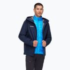Geacă 3w1 pentru bărbați Mammut Convey 3 in 1 HS Hooded marine/ glacier blue