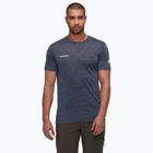 Tricou de  trekking pentru bărbați Mammut Tree Wool FL marine melange