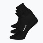 Șosete Mammut Everyday Quarter 3 pairs black/black/black