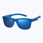 Ochelari de soare pentru copii Polaroid PLD 8020/S blue/grey blue multilayer polarized