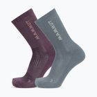 Șosete Mammut Multisport Crew Socks 2 pack paloja/strata