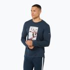 Longsleeve pentru bărbați super.natural Dachshund Party blueberry/various