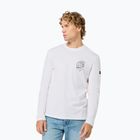 Longsleeve pentru bărbați super.natural Frosty Bio white/blueberry