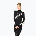 Longsleeve pentru femei super.natural KryTeeede Col T-Neck Light jet black/white/mountain trail gl/white