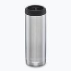 Cană termică Klean Kanteen TKWide Cafe Cap 473 ml brushed stainless