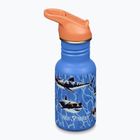 Sticlă turistică pentru copii Klean Kanteen Flip Seal Sport Cap Straw 355 ml sharks in shades