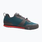 Încălțăminte de ciclism platformă pentru bărbați Giro Tracker Fastlace harbor blue/bright red