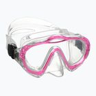 Mască de snorkeling pentru copii Mares Sharky Junior pink/clear