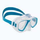 Mască de scufundări Mares Puffer aqua white/clear