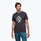 Tricou pentru bărbați Black Diamond Chalked Up 2.0 charcoal